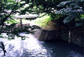 砂川分水口と柴崎分水口