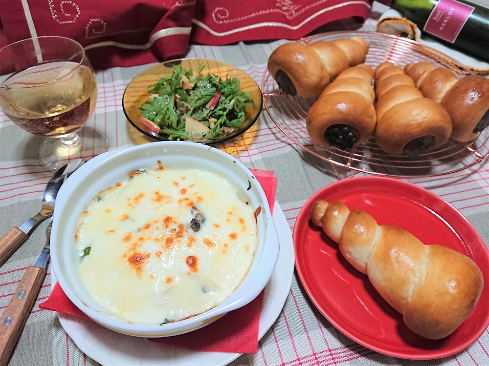 世界のパンと料理コース（3回コース2回目）